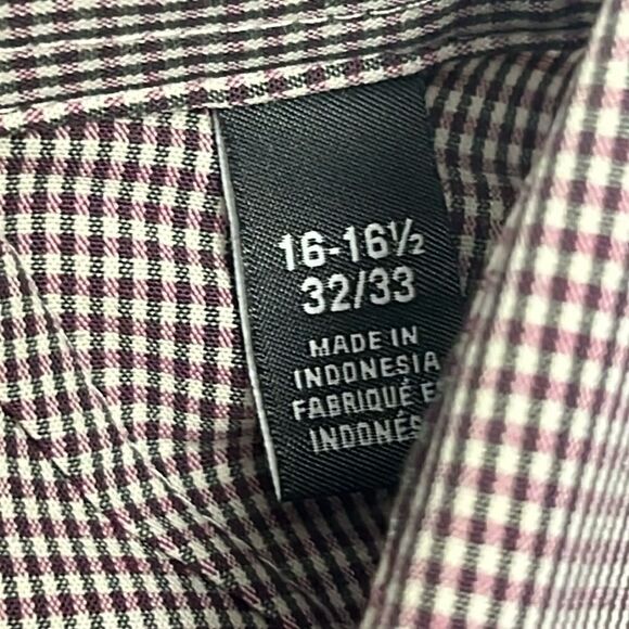 Van Heusen Long Sleeve Collared Button Down Slim Fit Flex3 Dress Shirt-16–16 1/2 - Picture 12 of 16